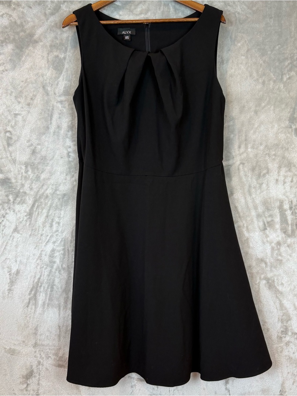 ALYX Black Sleeveless Fit & Flare Dress Wmn’s 20W